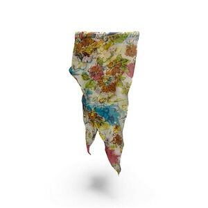 Triangular Shaped Multicolor Scarf/Accent Piece